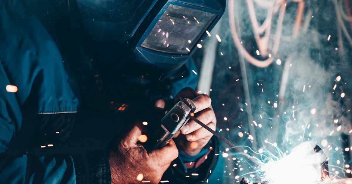 Service professional working with specialized tools
